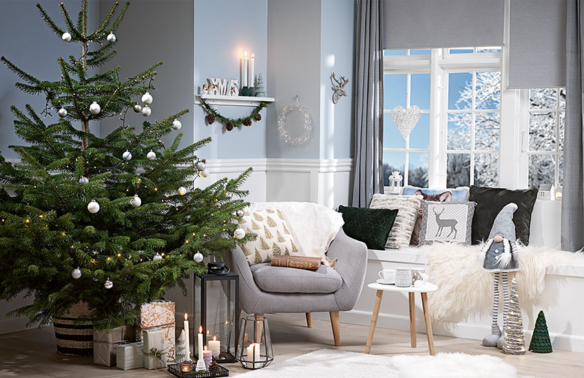 Посрещнете тазгодишната Коледа вкъщи в бял цвят