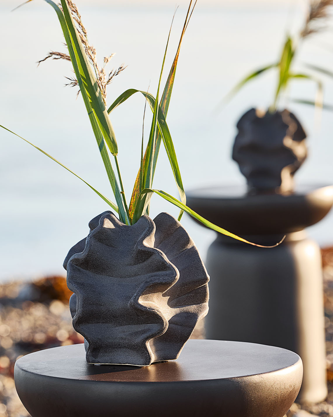 VILHELM ваза Ваза с органична форма на поставка на плажа